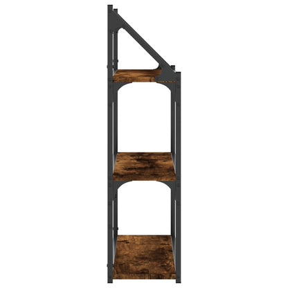 Scaffale Parete 3 Ripiani Rovere Fumo 60x21x78,5 cm Multistrato | homemem39