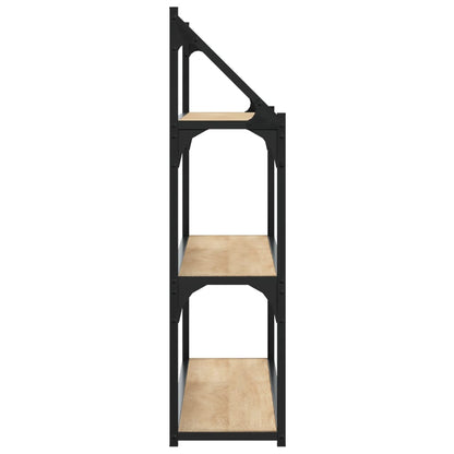 Scaffale Parete 3Ripiani Rovere Sonoma 80x21x78,5cm Multistrato | homemem39