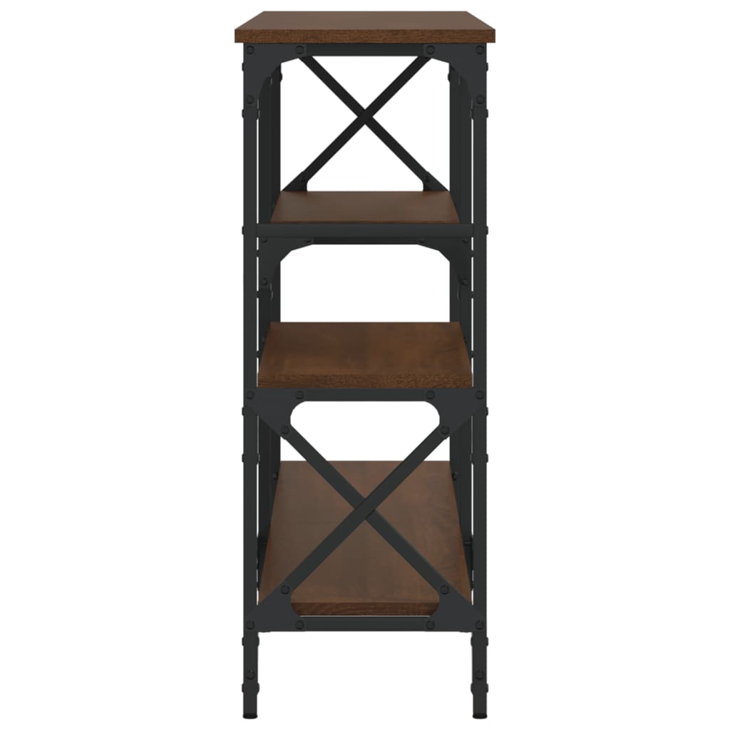 Tavolino Consolle Rovere Marrone 150x29x76,5 Legno Multistrato - homemem39