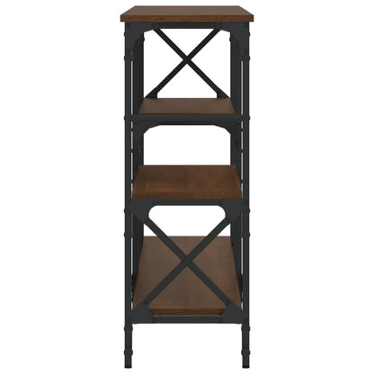 Tavolino Consolle Rovere Marrone 150x29x76,5 Legno Multistrato - homemem39