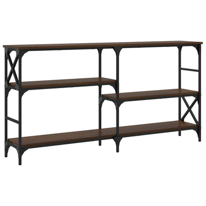 Tavolino Consolle Rovere Marrone 150x29x76,5 Legno Multistrato - homemem39