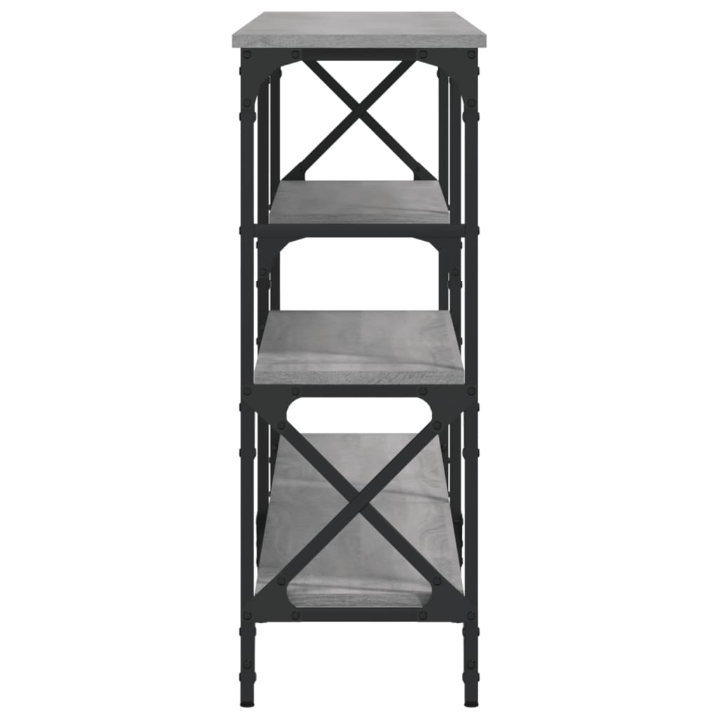 Tavolo Consolle Grigio Sonoma 180x29x76,5 cm Legno Multistrato - homemem39