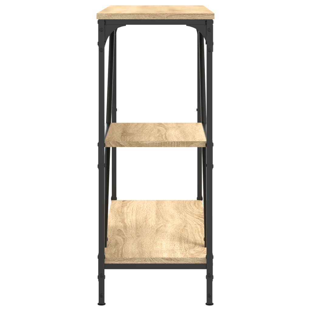Tavolino Consolle Rovere Sonoma 88,5x30x75 cm Legno Multistrato - homemem39