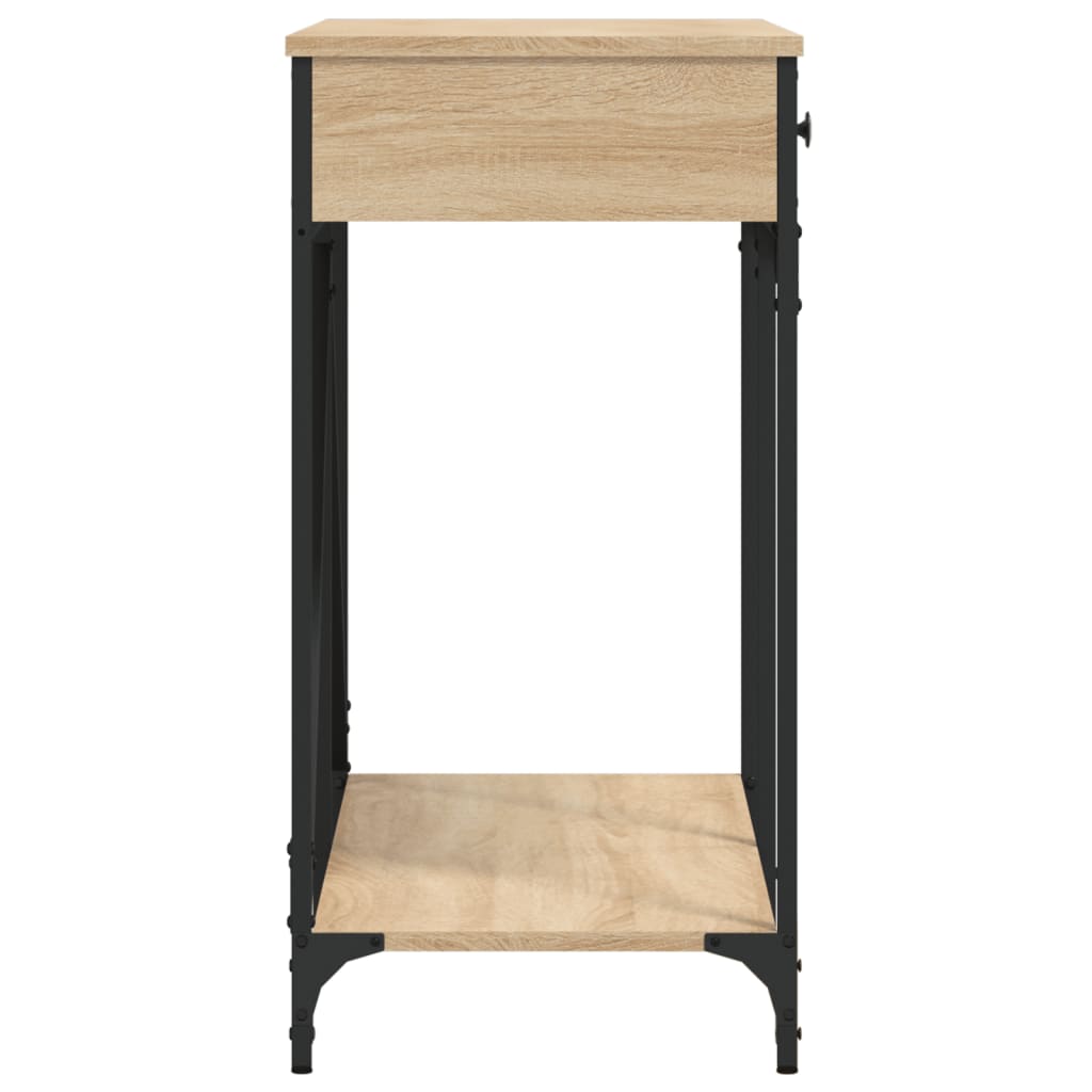 Tavolo Consolle Rovere Sonoma 100x39x78,5 cm Legno Multistrato | homemem39