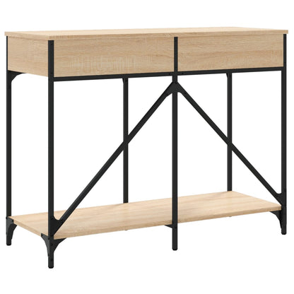 Tavolo Consolle Rovere Sonoma 100x39x78,5 cm Legno Multistrato | homemem39