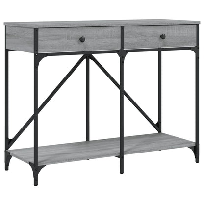 Tavolo Consolle Grigio Sonoma 100x39x78,5 cm Legno Multistrato - homemem39