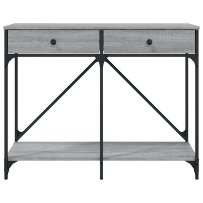 Tavolo Consolle Grigio Sonoma 100x39x78,5 cm Legno Multistrato - homemem39