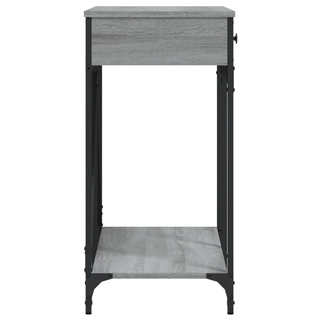 Tavolo Consolle Grigio Sonoma 100x39x78,5 cm Legno Multistrato - homemem39