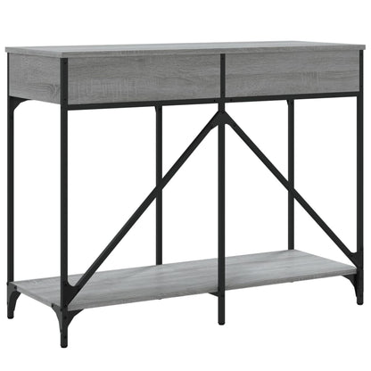 Tavolo Consolle Grigio Sonoma 100x39x78,5 cm Legno Multistrato - homemem39