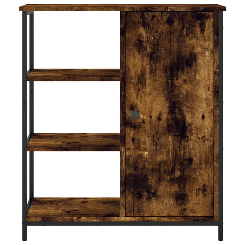 Credenza Rovere Fumo 70x30x80 cm in Legno Multistrato - homemem39