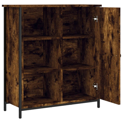 Credenza Rovere Fumo 70x30x80 cm in Legno Multistrato - homemem39