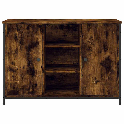 Credenza Rovere Fumo 100x35x70 cm in Legno Multistrato