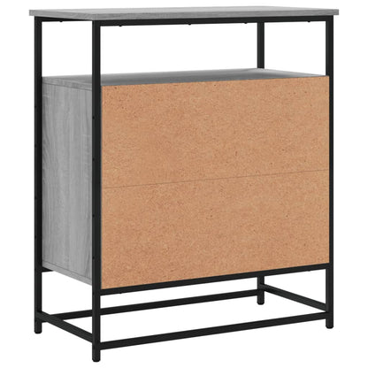 Credenza Grigio Sonoma 69x35x80 cm in Legno Multistrato - homemem39