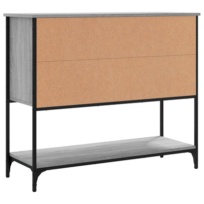 Credenza Grigio Sonoma 100x36x85 cm in Legno Multistrato - homemem39
