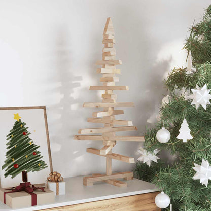 | Albero di Natale in legno | naturale 90 cm Legno di pino massello | homemem39