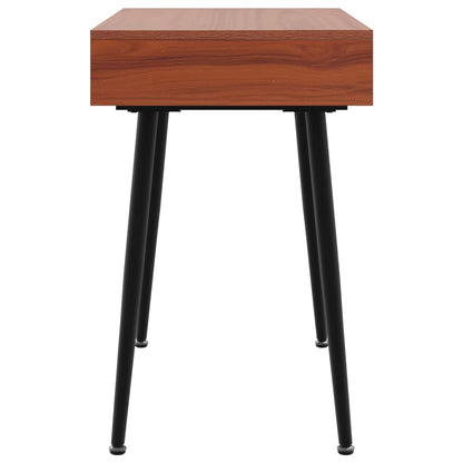 Scrivania con Cassetto Marrone 110x50x75 cm Legno Multistrato - homemem39