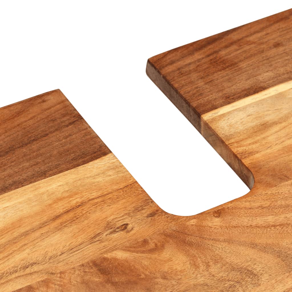 Set Mobili da Bagno 2pz in Legno Massello di Acacia | homemem39
