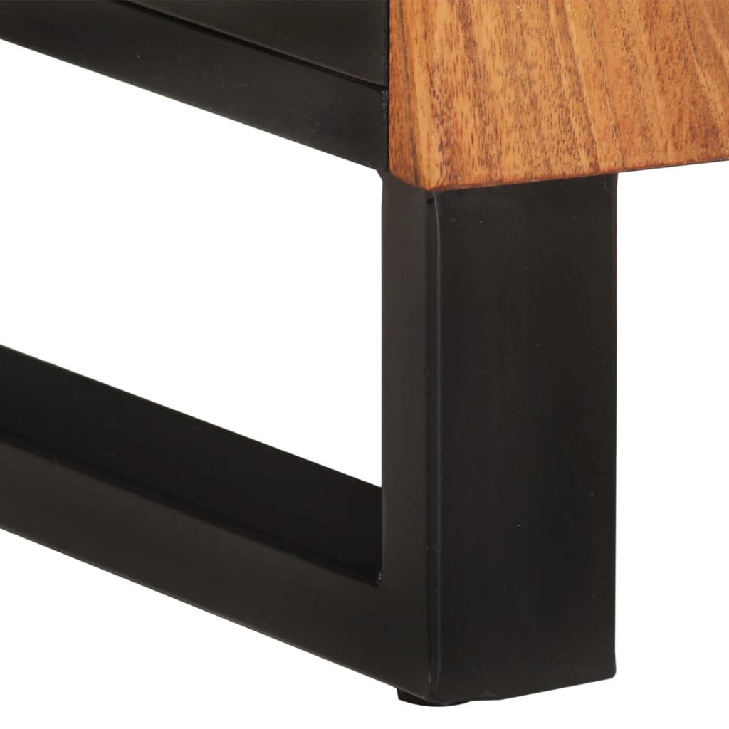 Set Mobili da Bagno 2pz in Legno Massello di Acacia | homemem39