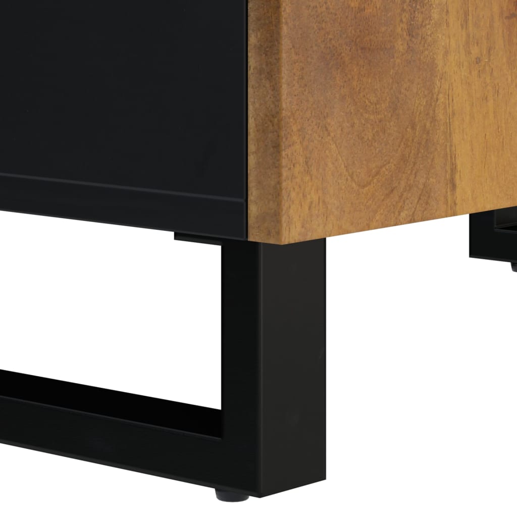 Set Mobili da Bagno 2pz in Legno Massello di Mango | homemem39