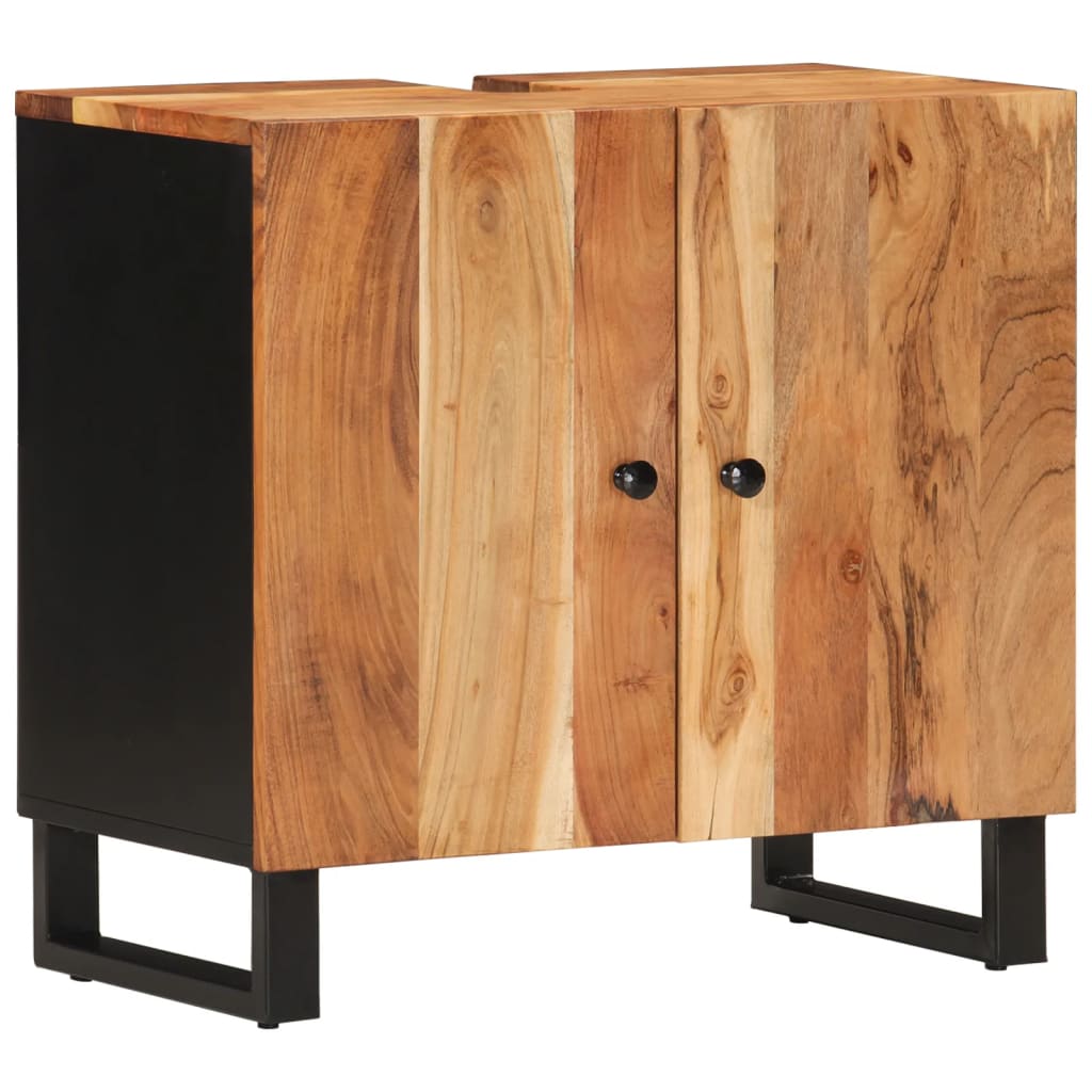 Set Mobili da Bagno 3pz in Legno Massello di Acacia | homemem39