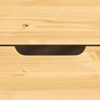 Dormeuse 2 Cassetti 90x200 cm Legno Massello Pino IRUN - homemem39