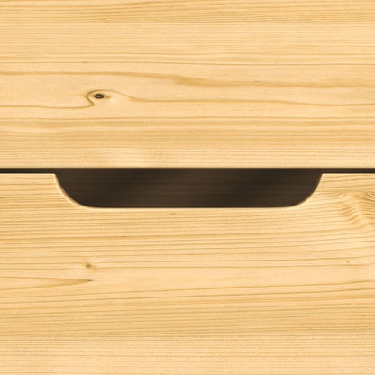 Dormeuse 3 Cassetti 90x200 cm Legno Massello Pino IRUN - homemem39