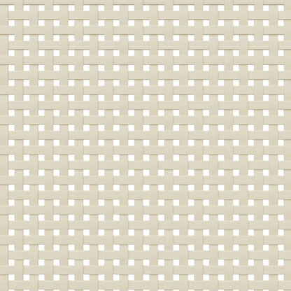 Comodino SENJA Bianco Aspetto Rattan 40x35x48 cm in Legno Pino - homemem39