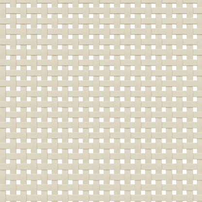 Armadio SENJA Aspetto Rattan Bianco 90x55x175 cm Massello Pino
