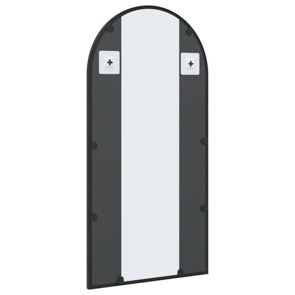 Specchio da Parete Nero 40x80 cm Arco in Ferro | homemem39