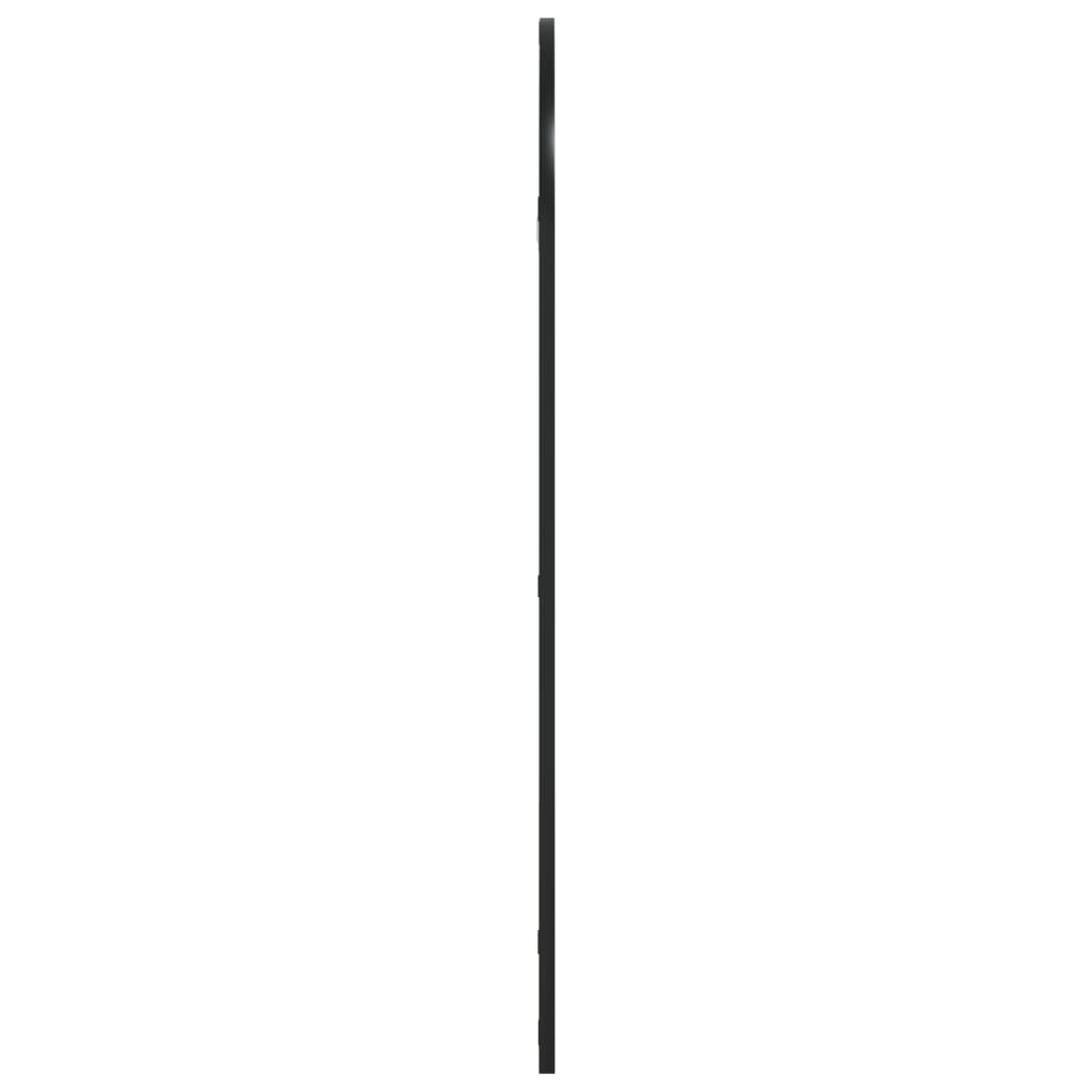 Specchio da Parete Nero 50x100 cm Arco in Ferro | homemem39