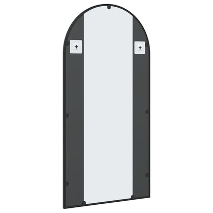 Specchio da Parete Nero 50x100 cm Arco in Ferro | homemem39
