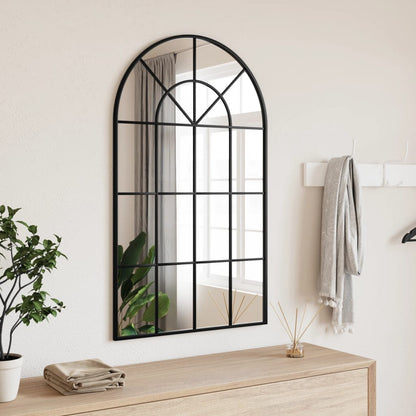 Specchio da Parete Nero 60x100 cm Arco in Ferro | homemem39