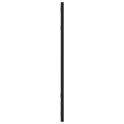 Specchio da Parete Nero 30x60 cm Rettangolare in Ferro | homemem39