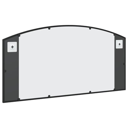 Specchio da Parete Nero 100x50 cm Arco in Ferro | homemem39