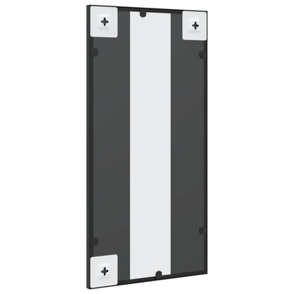 Specchio da Parete Nero 30x60 cm Rettangolare in Ferro | homemem39