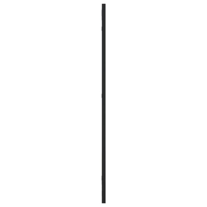 Specchio da Parete Nero 30x80 cm Rettangolare in Ferro - homemem39