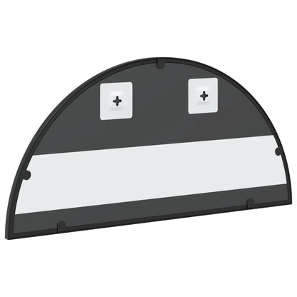 Specchio da Parete Nero 60x30 cm Arco in Ferro | homemem39