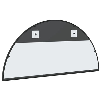 Specchio da Parete Nero 100x50 cm Arco in Ferro | homemem39