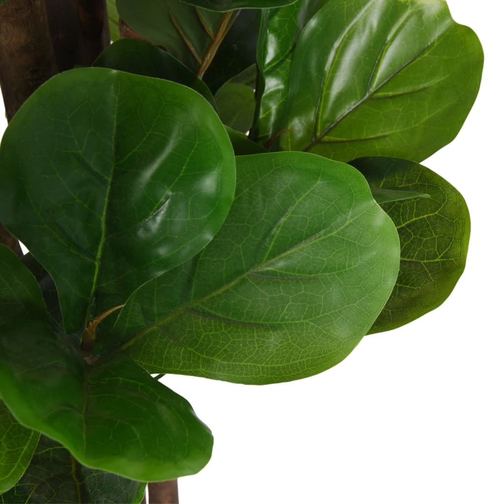 Albero Ficus Lyrata 134 Foglie 120 cm Verde | homemem39