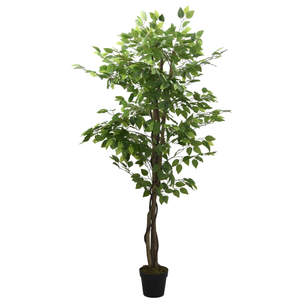 Albero di Ficus Artificiale 756 Foglie 150 cm Verde | homemem39