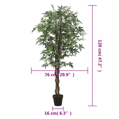 Acero Artificiale 336 Foglie 120 cm Verde | homemem39