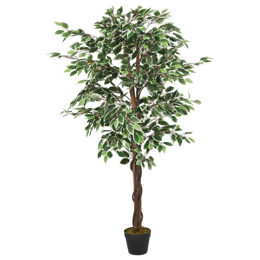 Albero di Ficus Artificiale 378 Foglie 80 cm Verde | homemem39