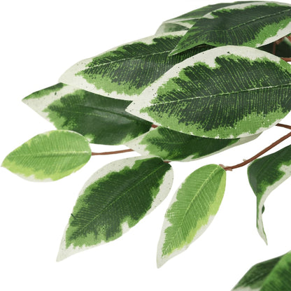 Albero di Ficus Artificiale 630 Foglie 120 cm Verde | homemem39