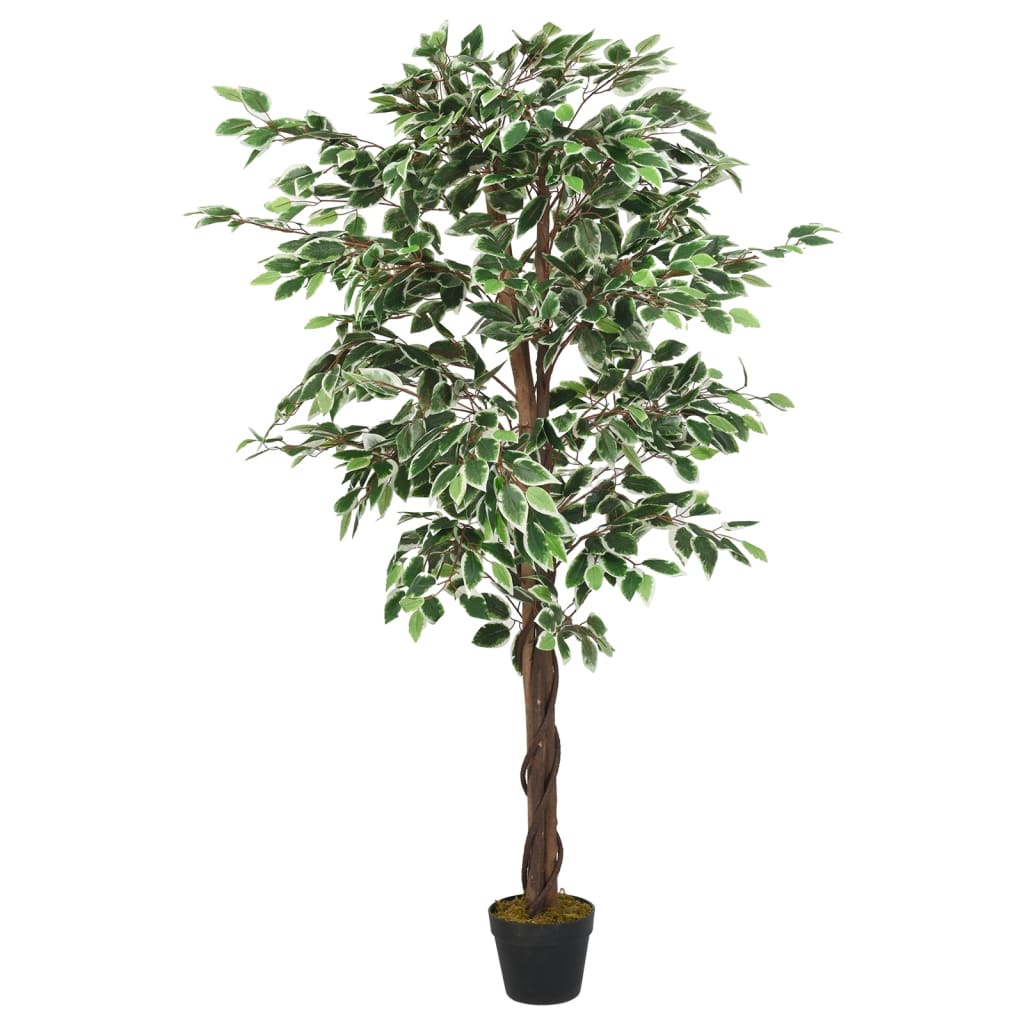 Albero di Ficus Artificiale 1260 Foglie 200 cm Verde | homemem39