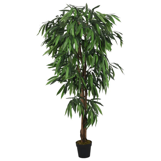 Albero Mango Artificiale 900 Foglie 180 cm Verde