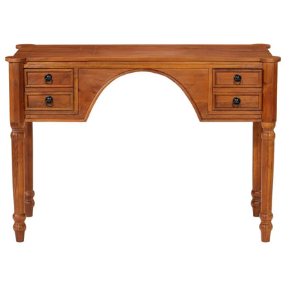 Scrivania con Cassetti 110x50x76 cm in Legno Massello di Acacia