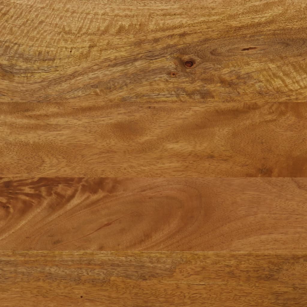 Panca 160x40x45 cm in Legno Massello di Mango e Ferro
