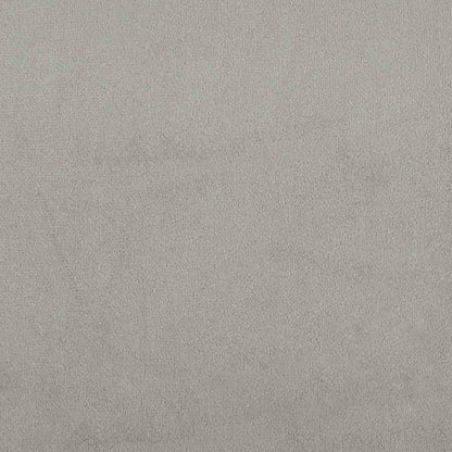 Poltrona Grigio Chiaro 60 cm Velluto