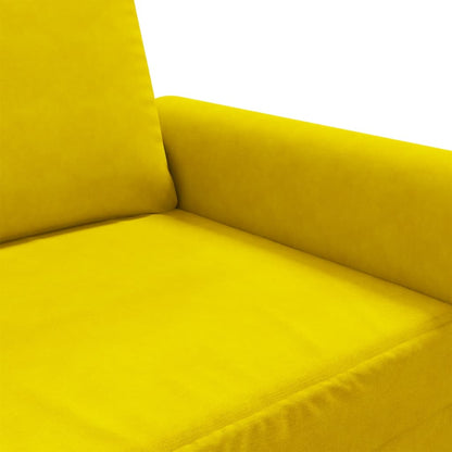 Poltrona Giallo 60 cm Velluto