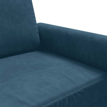 Poltrona Blu 60 cm Velluto